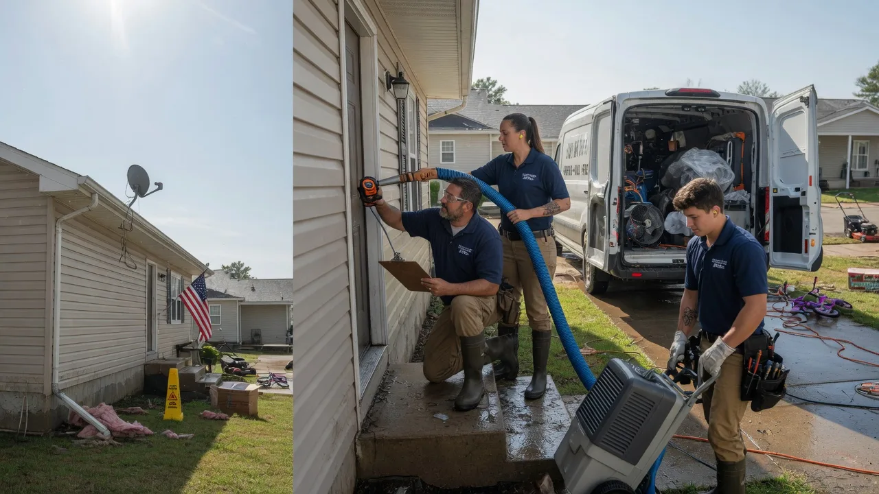 Ceiling Water Damage Restoration in Houston, MO near me
